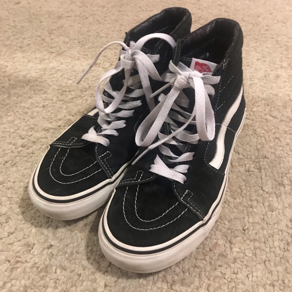 Hi-top black vans